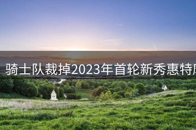 骑士队裁掉2023年首轮新秀惠特摩尔